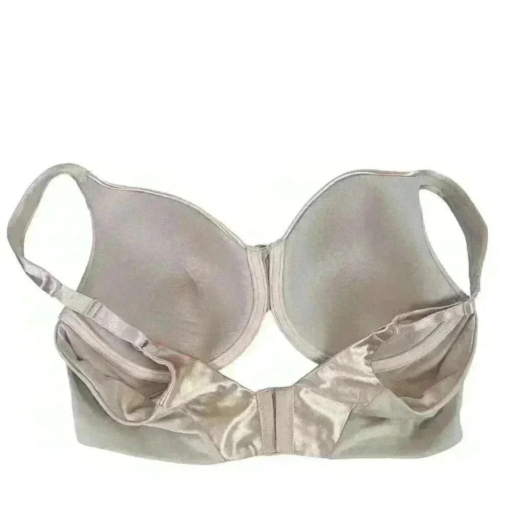 Vanity Fair Bra 40C Illumination Full Coverage Underwire Tan Nude Satin‎ 76338 - Picture 7 of 10